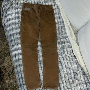 Art Class Brand Boys Youth Brown Skinny Jeans Sized 14 (Jogger)